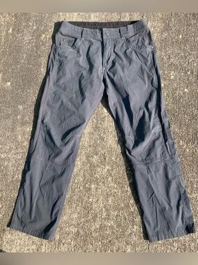Kuhl Radikl Pants Mens 34x30 Gray Stretch Hiking Outdoor Straight Leg Durable